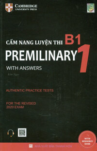 Cẩm Nang Luyện Thi B1 Premilinary 1 With Answers