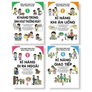 Cẩm Nang Sinh Hoạt Bằng Tranh Cho Bé (Bộ 4 Tập)