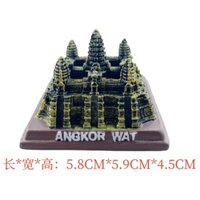 Cam-pu-chia Tượng Trang Trí Ba Chiều Hình Kho Báu Vũ Trụ angkor wat tourist Lưu Niệm Thủ Công Sáng Tạo