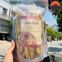 Cam thảo bắc thái lát sấy khô pha trà loại 1 (ngọt, thơm, vàng) giúp thanh nhiệt giải độc, giảm ho, hạ sốt