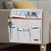 Cảm Thấy Đi Văng Recliner Tay Vịn Túi Bảo Quản Tạp Chí Máy Tính Bảng Điện Thoại Di Động Điều Khiển Từ Xa Treo Túi Bảo Quản