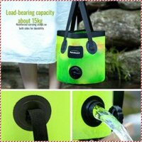 Cắm Trại Gấp Xô Chứa Nước Xô Rửa Xe Đa Năng Xả Nước Nhanh