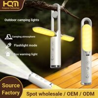 Cắm trại khẩn cấp Đèn cắm trại Đèn pin chiếu sáng đa chức năng Gấp ngoài trời