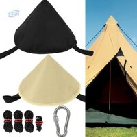 Cắm trại Lều bạt Kết nối Mũ bạt Bộ chuyển đổi CanopyTent Tam giác Mũ chống nước