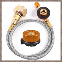 Cắm Trại Ngoài Trời Bếp Gas Propane Nạp Adapter Đầu Đốt LPG Xi Lanh Phẳng Bình Khớp Nối Hộp Đựng Tiết Kiệm Bền