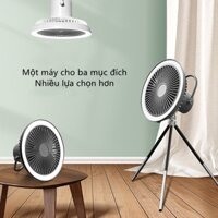 Cắm trại ngoài trời chân máy quạt bàn điều khiển từ xa lều cắm trại quạt trần khối lượng không khí lớn quạt sàn