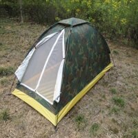 Cắm Trại Ngoài Trời Chống Lạnh Cắm Trại Đơn Minkuo 1 Người Cửa Thẳng Ngụy Trang Cắm Trại Lĩnh Vực Tiếp Liệu Tặng Lều Ngo