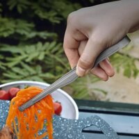 Cắm Trại Ngoài Trời Titan Bbq Tongs Trà Cốc Kẹp Bít Tết Kẹp Thịt Nướng Nhíp Cho Nhà Bếp T1s0