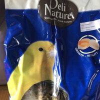 Cám trứng Deli cho vẹt, yến cần thiết trong nuôi sinh sản gói 100g 500g