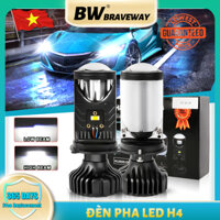 Cắm và chơi 6000K xe mini ống kính H4 Led Đèn Pha chiếu đèn pha LED bóng đèn Y6 12V 24V H4 cao/thấp chùm