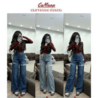 CAMAAP JEAN 1020.53-54 - Quần Jean nữ dáng Suông Ráck cao tinh tế