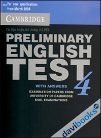Cambridge Preliminary English Test 4 With Answers (PET 4)
