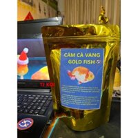 Cámcho cá ranchu, cá vàng, ba đuôi gold fish---cám ranchu- thức ăn cho cá vàng(mua 2 gói tặng 1 logo cảnh báo hài hước)