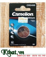 Camelion CR2450; Pin 3v lithium Camelion CR2450 chính hãng (Loại Vỉ 1viên)