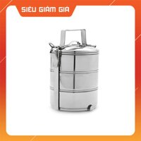 Camen 3 ngăn inox không gỉ cao cấp đựng thức siêu an toàn và tiện dụng