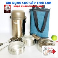 Camen giữ nhiệt 1,8 L(nâu), ngăn inox 304 Zebra 152440