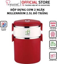 Camen Giữ Nhiệt 3 Ngăn 3 Tầng La Gourmet Millennium PAC2GO 2.5L Đỏ – Nội thất gia dụng