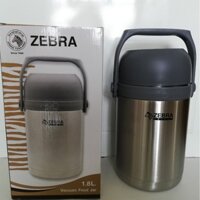 Camen Giữ Nhiệt Inox Zebra 1,8L(Bac)-152440-(Nâu) - mã sp 152441