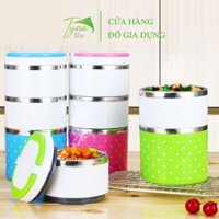 Camen Inox giữ nhiệt 3 ngăn Lunch box