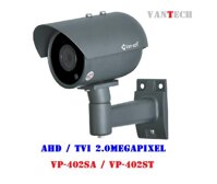Camera 2.0MP Vantech AHD / TVI VP-402SA / VP-402ST  công nghệ Starlight hỗ trợ nhìn đêm có màu trong điều kiện ánh sáng yếu