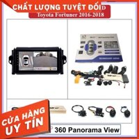 CAMERA 360 ĐỘ OLED Pro AHD cho xe TOYOTA FORTUNER 2016-2018 - Tặng 1xCam Lùi Siêu Nét ,1x vorcher của shop - Tặng 1xCam