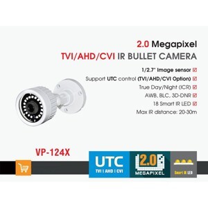 Camera 3in1 Vantech VP-124X - 2MP