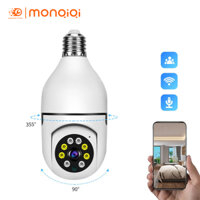 Camera 4G Wifi Đuôi Bóng Đèn Xoay 360 Độ 3.0Mps Đàm Thoại 2 Chiều Hồng Ngoại Ban Đêm - 1080P BH