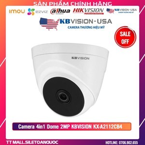 Camera 4in1 Dome Kbvision KX-A2112CB4 - 2MP