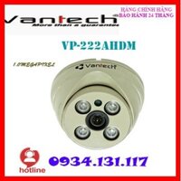 Camera AHD Dome hồng ngoại VANTECH VP-222AHDM