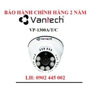 Camera AHD/TVI/CVI Dome hồng ngoại VANTECH VP-1300A/T/C