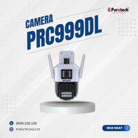 Camera an ninh 3 ống kính Zoom xoay từ xa Puratech PRC999DL quan sát ngoài trời, có báo động