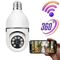 Camera an ninh bóng đèn chống nước xoay 360 độ Không dây hồng ngoại