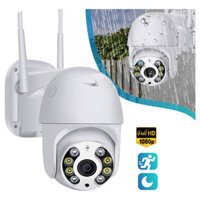 Camera an ninh chống nước không dây ngoài trời mới, Camera vòm xoay 360 độ Full HD Yoosee hoặc Icsee