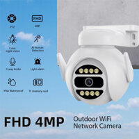 Camera An Ninh ICSEE 4MP FHD WiFi IP66 Chống Nước Xoay 360 Độ