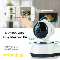 Camera an ninh IP Wifi V380, Camera giám sát ngoài trời 360 độ, CHống nước, Đàm thoại 2 chiều, Bảo hành chính hãng 12T