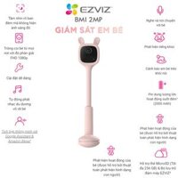 Camera Baby Trông Trẻ EZVIZ BM1 1080P Rabbit Hồng - Hàng Chính Hãng