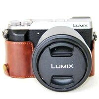 Camera bag half cover bottom case PU Leather case for For Lumix DMC GX80 DMC-GX85 GX80 GX85 Camera Half Body Set