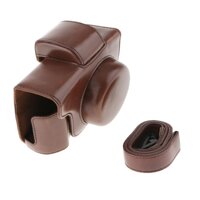 Camera Bag Protective Case Protector Cover for Olympus EM10II  Coffee