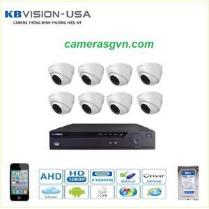 Camera bán cầu hồng ngoại HD-CVI Kbvision KB-1002C