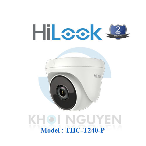 Camera bán cầu TVI HiLook THC-T240-P - 4MP