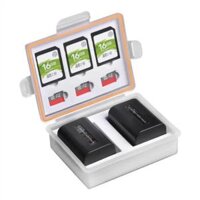 Camera Battery storage SD TF memory card case for Canon LP-E17 LP-E12 Sony NP-FW50 NP-FV50 fuij NP-W126 batteries container