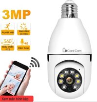 Camera bóng đèn 360 độ trong nhà 3.0Mp Carecam STE300