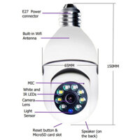 [camera bóng đèn] Camera WiFi Yoosee Đui Bóng Đèn Mẫu Mới 8 LED 1080P - Xem Đêm Có Màu ,Thẻ Nhớ Chuyên Dụng- vkien92