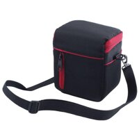 Camera Case Bag Shoulder Bag For Canon Powershot SX720 SX420 SX150 SX160 SX170 SX50 SX520 SX510 SX500 SX410 Black+Red