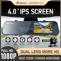 Camera Chiếu Hậu Hai Ống Kính Asawin H13 HD1080P HD1080P Cho Xe Hơi