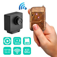 Camera Cúc Áo C2S Full HD - Âm thanh rõ nét - Có điều khiển từ xa sóng RF