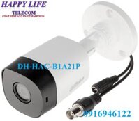 CAMERA  DAHUA DH-HAC-B1A21P 2MP HDCVI IR Bullet Camera