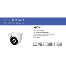 Camera Dome HDCVI Dahua HAC-T2A21P - 2MP