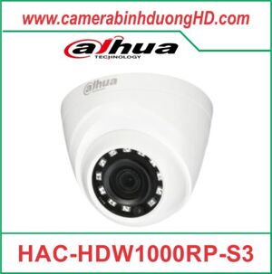 Camera Dahua HAC-HDW1000RP-S3 - 1.0 MP