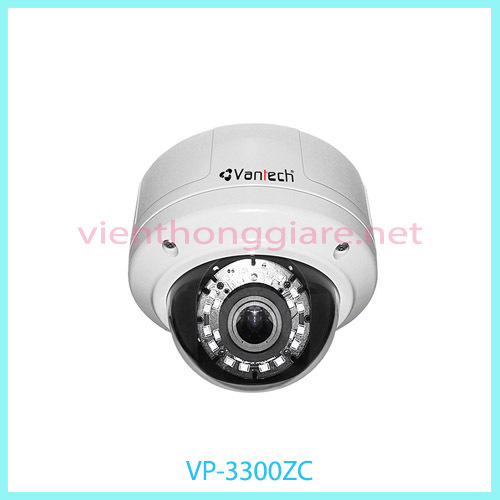 Camera Dome HD-CVI Vantech VP-3300ZC - 2MP